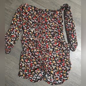 Off Shoulder Floral Dress